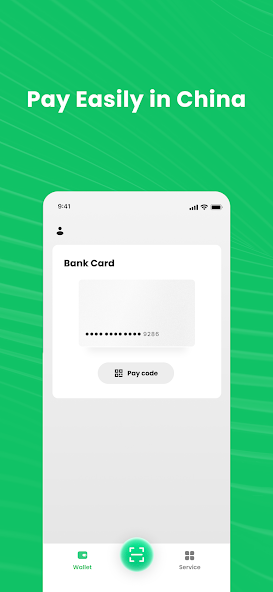 연결 카드와 QR 결제에 집중한 TenPayGo 공식 화면.